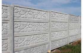 Заборы из бетона